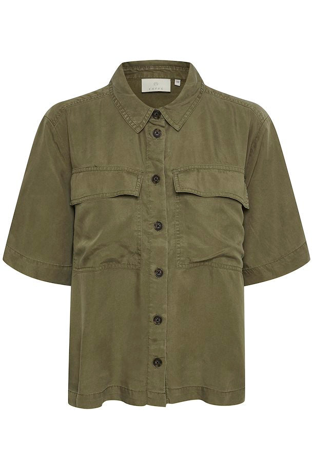 Kaffe Zilia Shirt in Grape Leaf