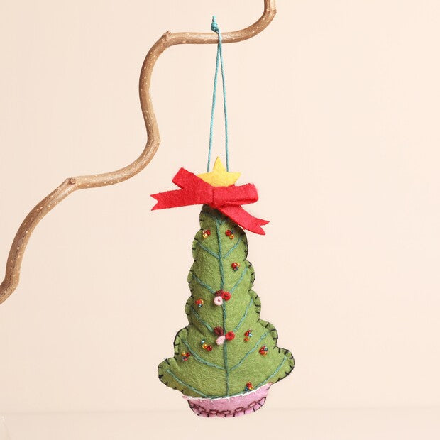 Lisa Angel Felt Christmas Tree Hanging Decoration