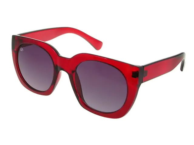 Goodlookers Sunglasses Polarised 'Riviera' Red – Twenty Three Living
