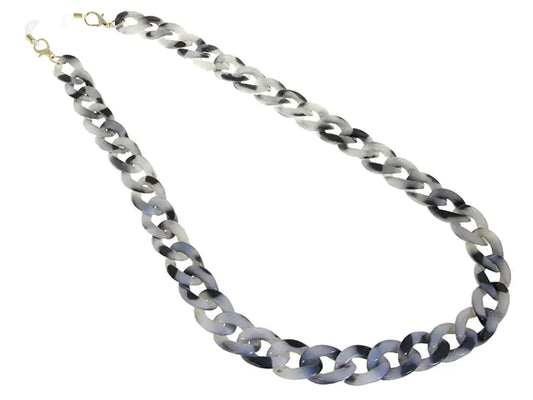 Glasses Chain in Grey Tortoiseshell from Goodlookers