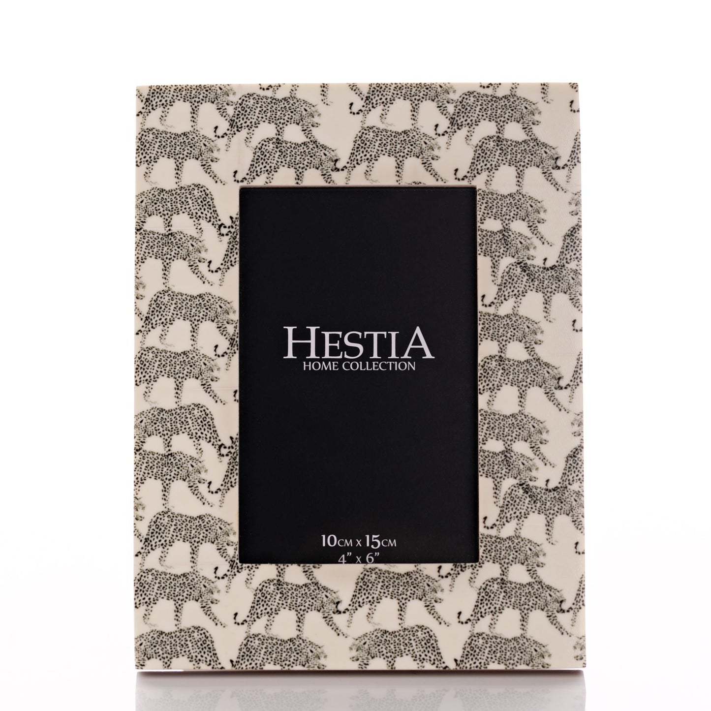 Hestia Resin Jaguar Photo Frame 4" X 6"