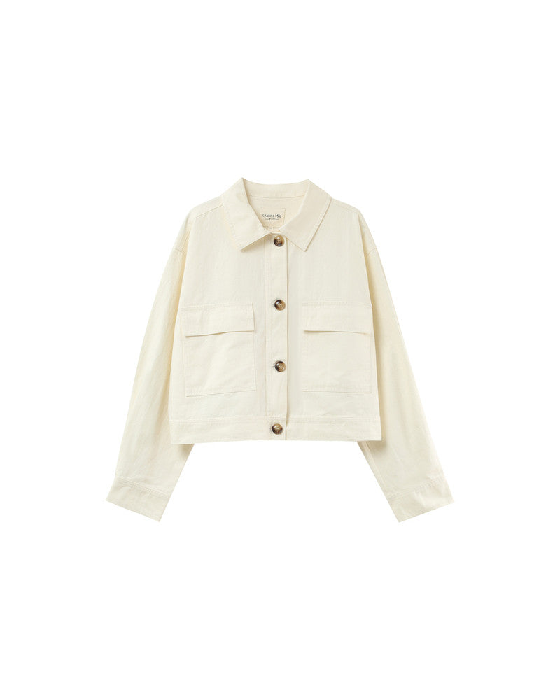 Grace & Mila Polette Jacket in Ecru