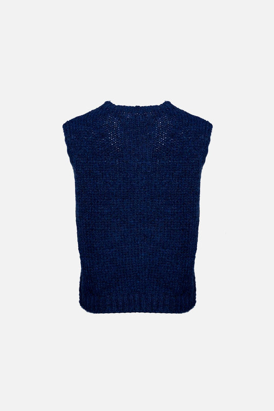 Noella Kala Vest Wool in Navy
