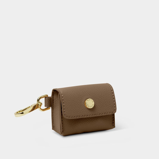 Katie Loxton Evie Clip On Airpod Case in Mink