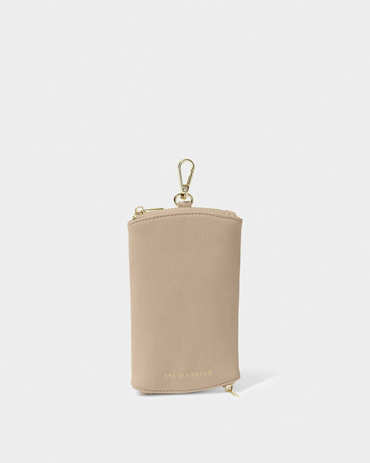 Katie Loxton Clip On Sunglasses Case in Light Taupe
