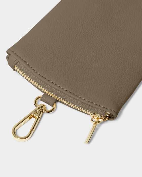 Katie Loxton Clip-On Sunglasses Case in Mink