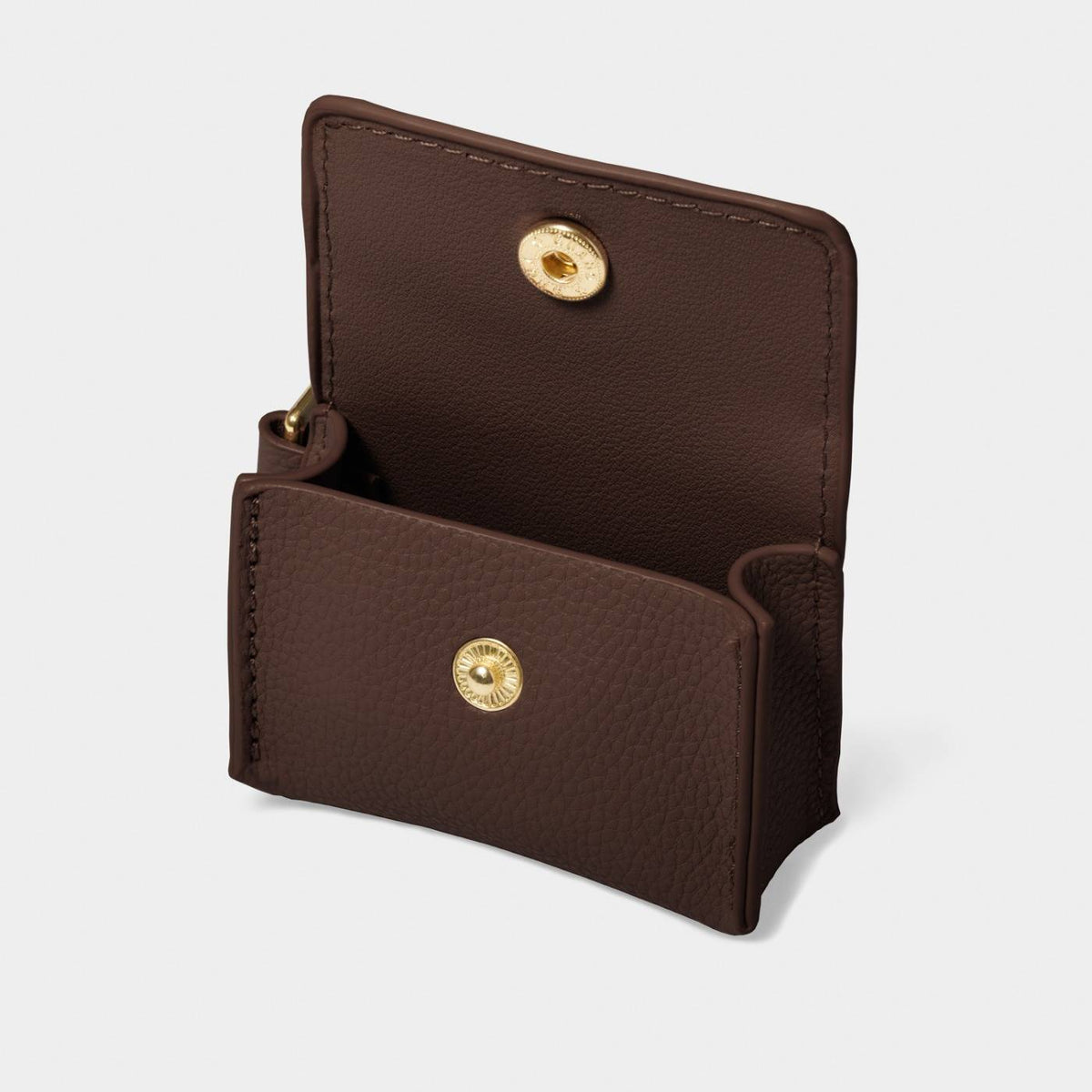 Katie Loxton Evie Clip On Airpod Case in Chocolate