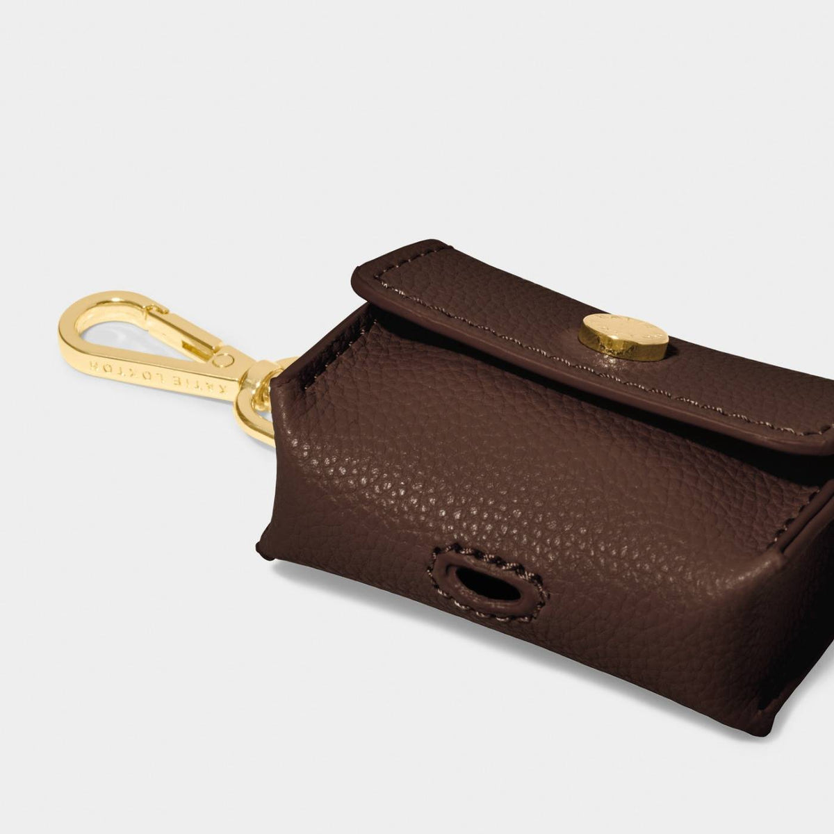 Katie Loxton Evie Clip On Airpod Case in Chocolate