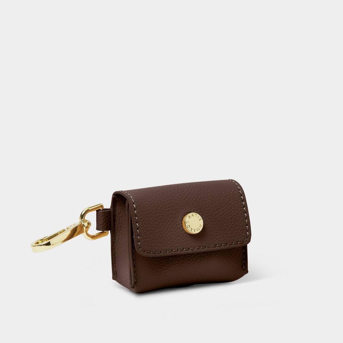 Katie Loxton Evie Clip On Airpod Case in Chocolate