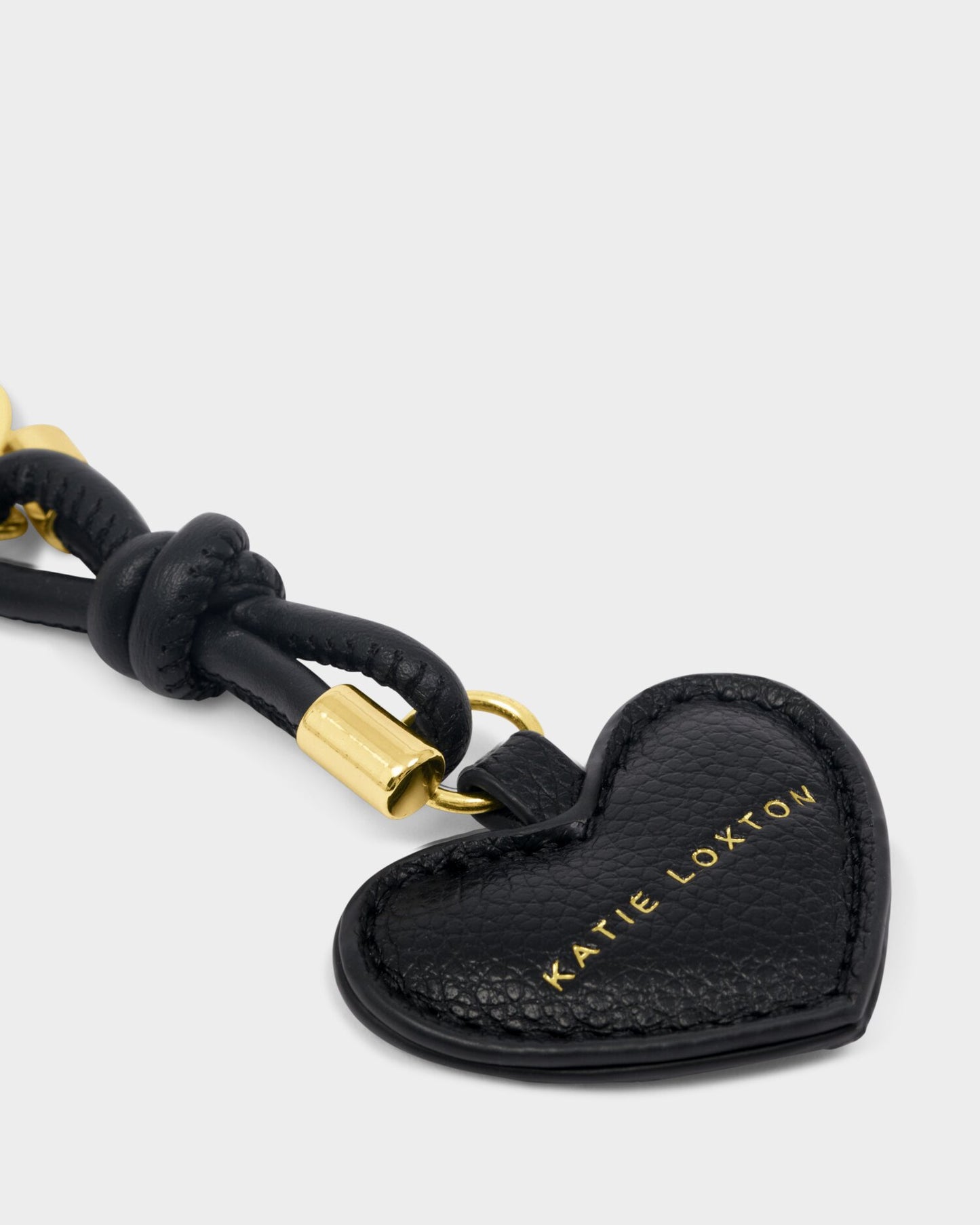Katie Loxton Key To My Heart Boxed Keyring in Black