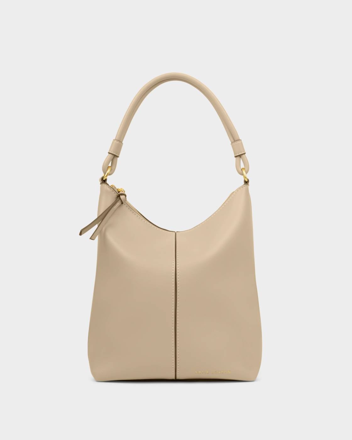 Katie Loxton Hallie Satchel Bag in Light Taupe