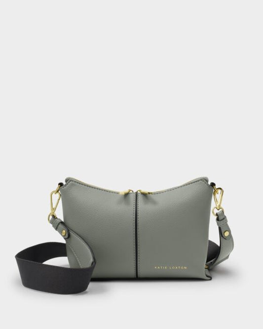 Katie Loxton Laila Crossbody Bag in Graphite Green