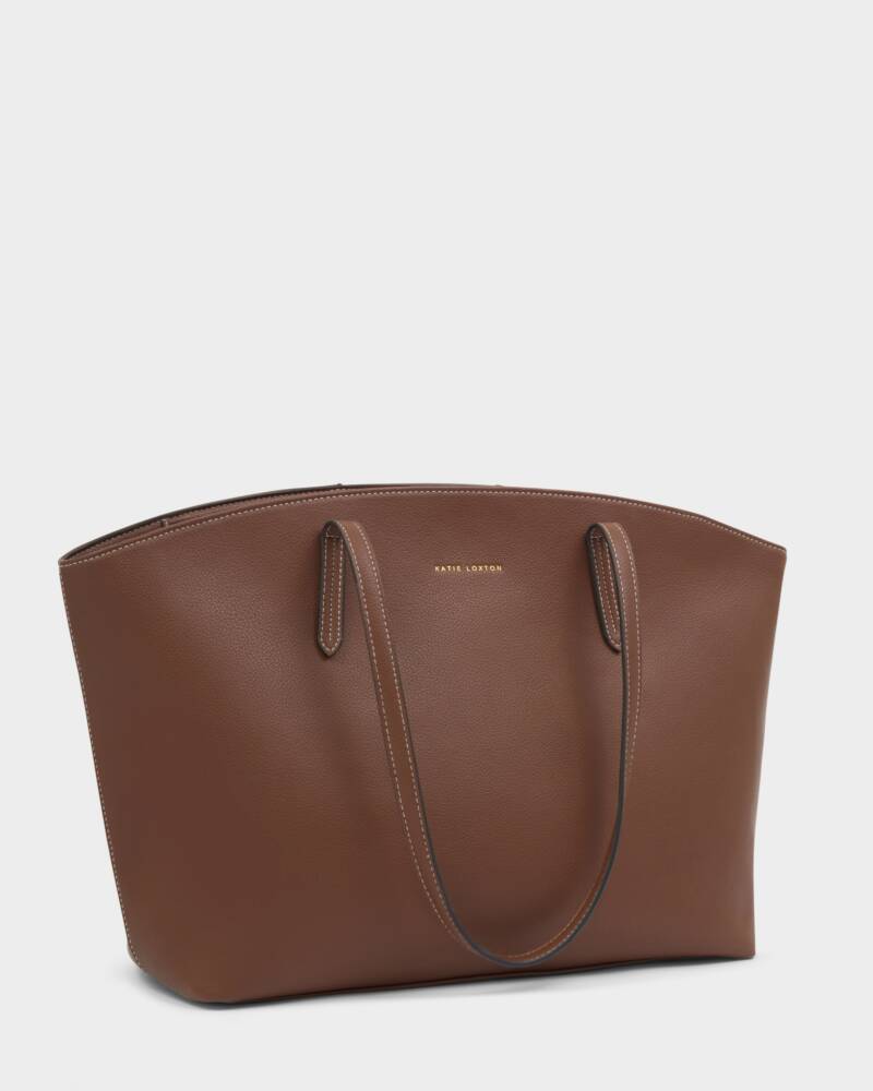 Katie Loxton Harlyn Work Tote Bag in Chocolate