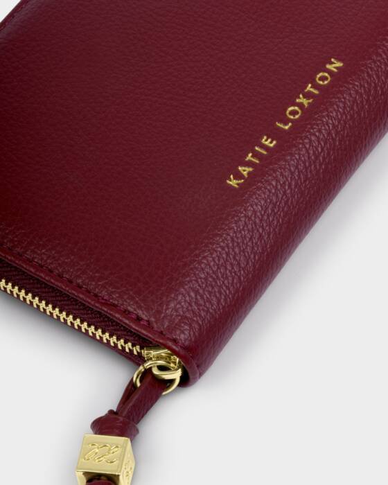 Katie Loxton Slim Jewellery Case - A Little Sparkle- Cherry