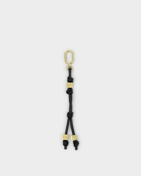 Katie Loxton Gia Bag Charm Keyring in Black