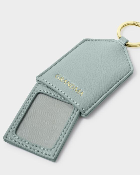 Katie Loxton Hidden Photo Keyring - Grandma - in Duck Egg