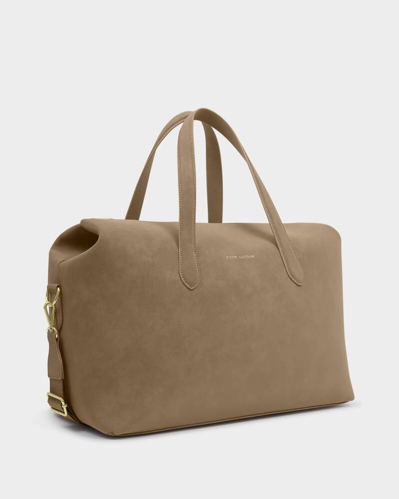 Katie Loxton Milan Cabin Bag in Taupe Suedette
