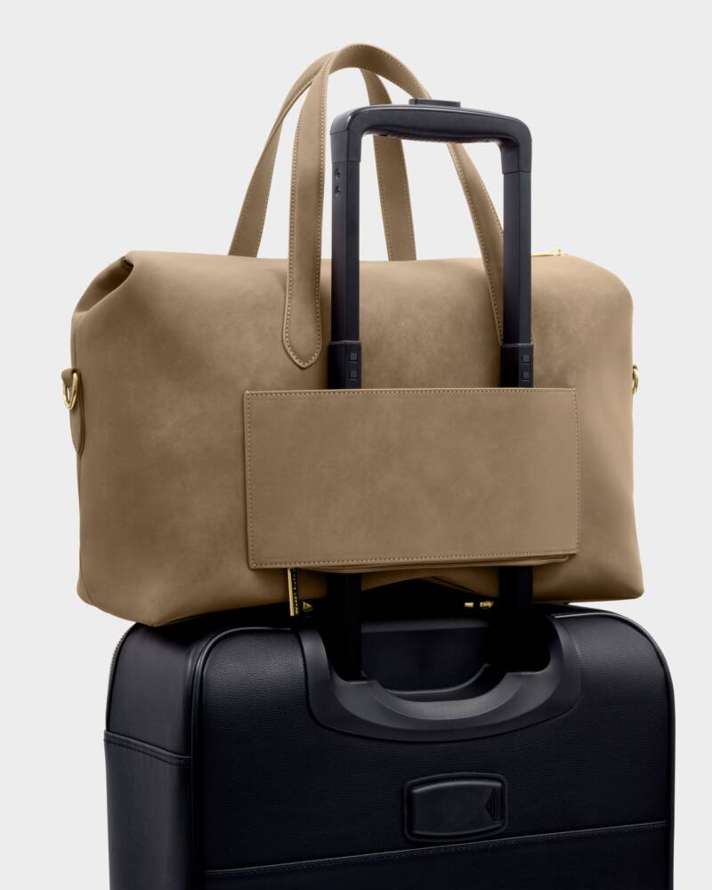 Katie Loxton Milan Cabin Bag in Taupe Suedette