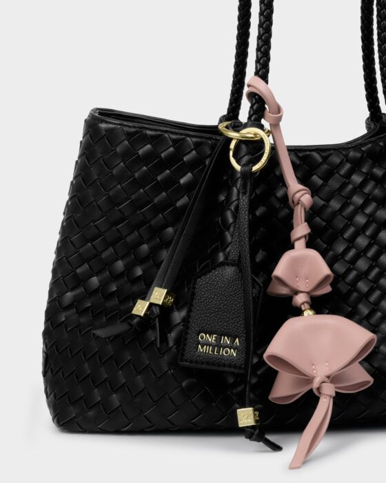 Katie Loxton Sentiment Tag Keyring - One in a Million - in Black