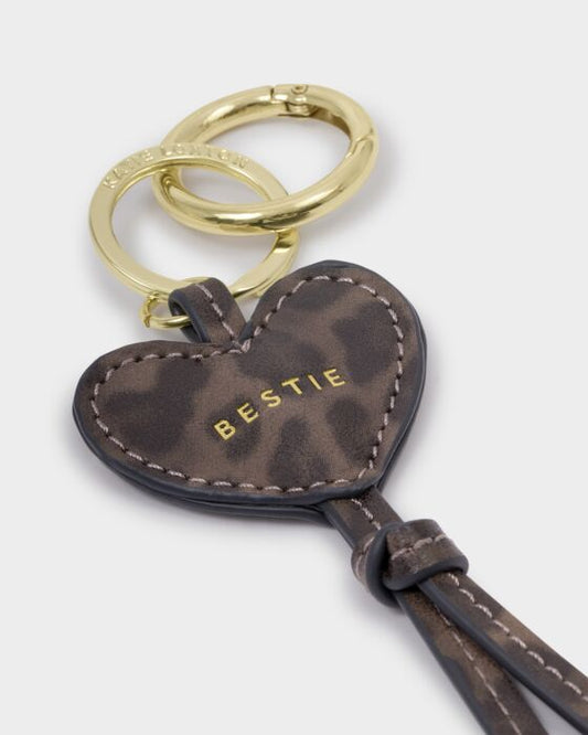 Heart Bag Charm Bestie Keyring