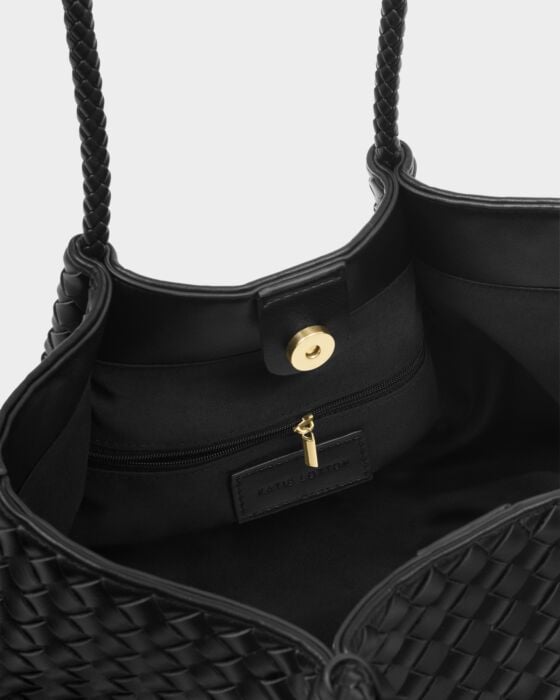 Katie Loxton Nova Small Shoulder Tote in Black