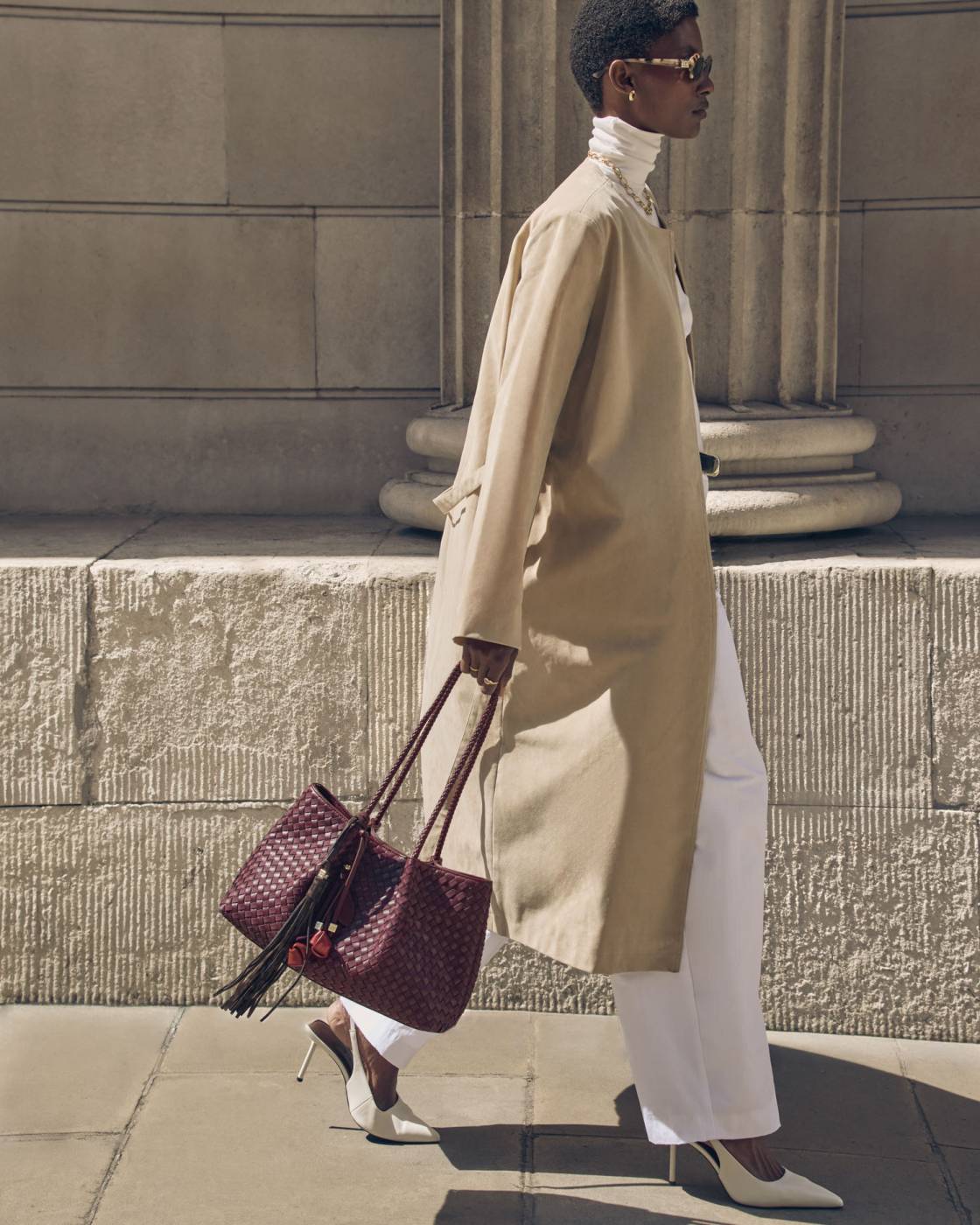 Katie Loxton Nova Small Shoulder Tote in Cherry