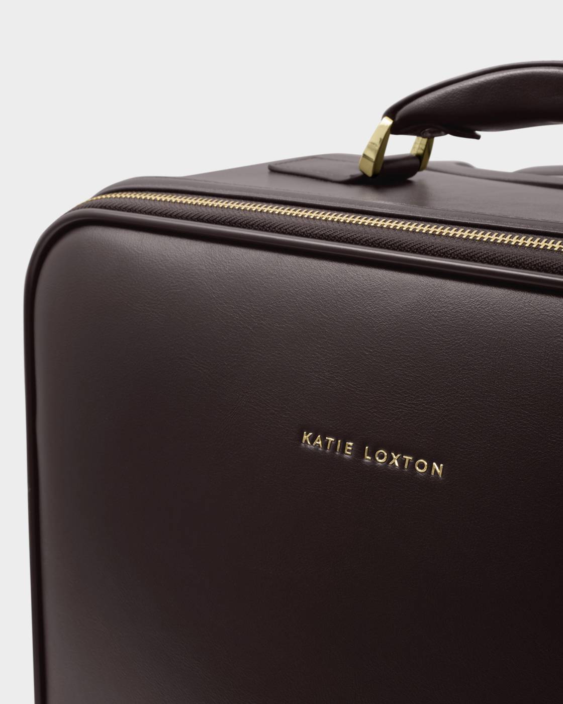 Katie Loxton Oxford Cabin Suitcase in Bitter Chocolate