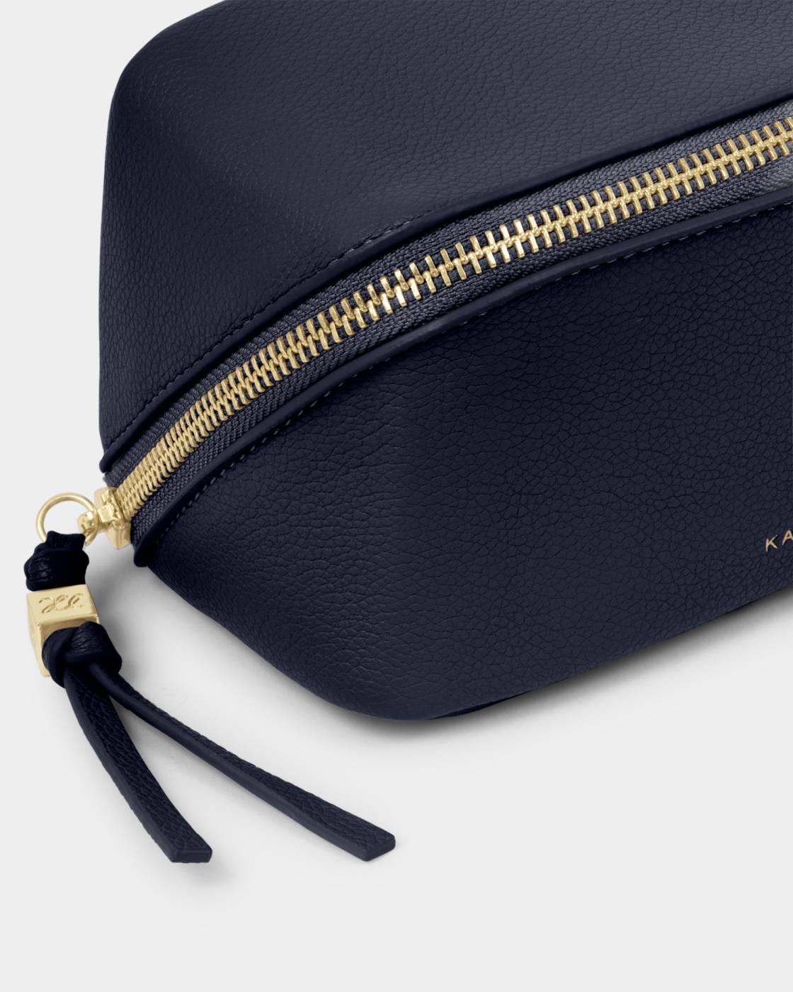Katie Loxton Fold-Out Mirror Makeup Bag in Navy
