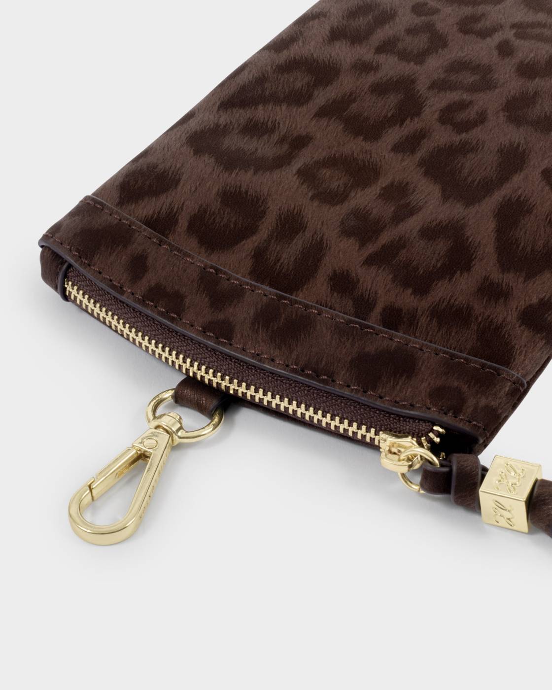 Katie Loxton Duo Sunglasses Case in Chocolate Leopard