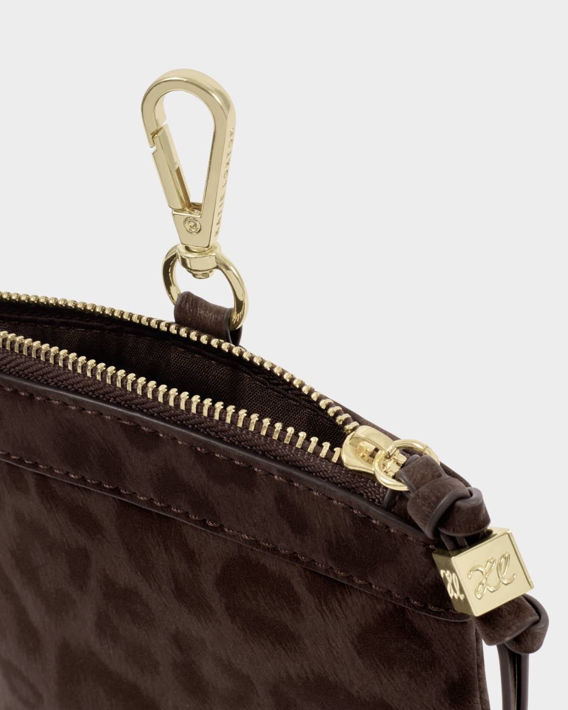 Katie Loxton Duo Sunglasses Case in Chocolate Leopard