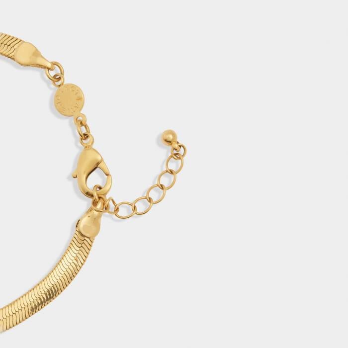 Katie Loxton Chiana Snake Chain Necklace - Gold Coated