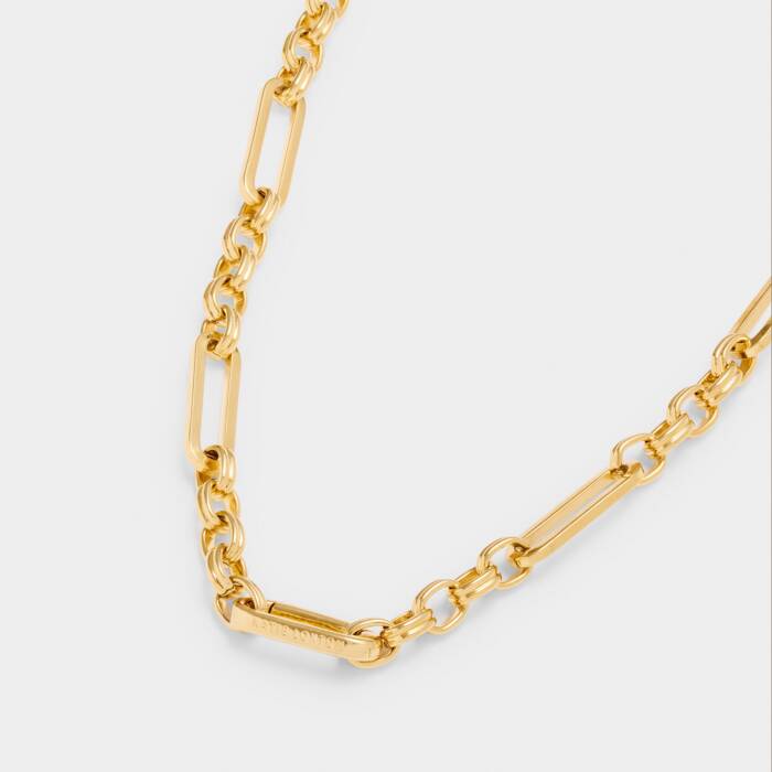 Katie Loxton Kiki Link Necklace - Gold Plated - 45cm