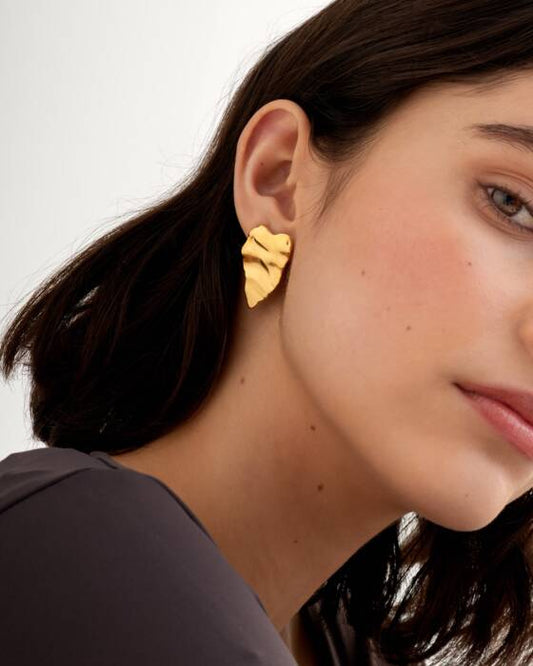 Katie Loxton Molten Heart Oversized Earrings- Gold