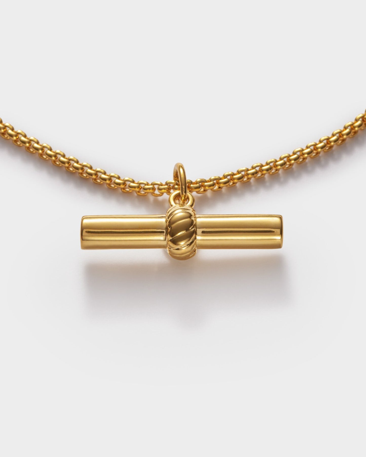 Katie Loxton Themis Large T-Bar Bracelet - Gold Coated