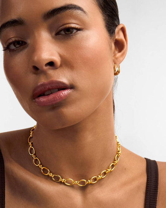 Katie Loxton Empire Waterproof Gold Chain Necklace