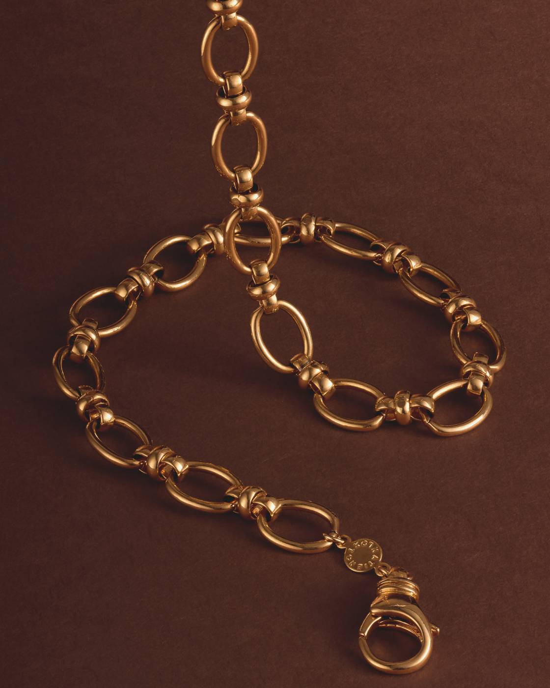 Katie Loxton Empire Waterproof Gold Chain Necklace