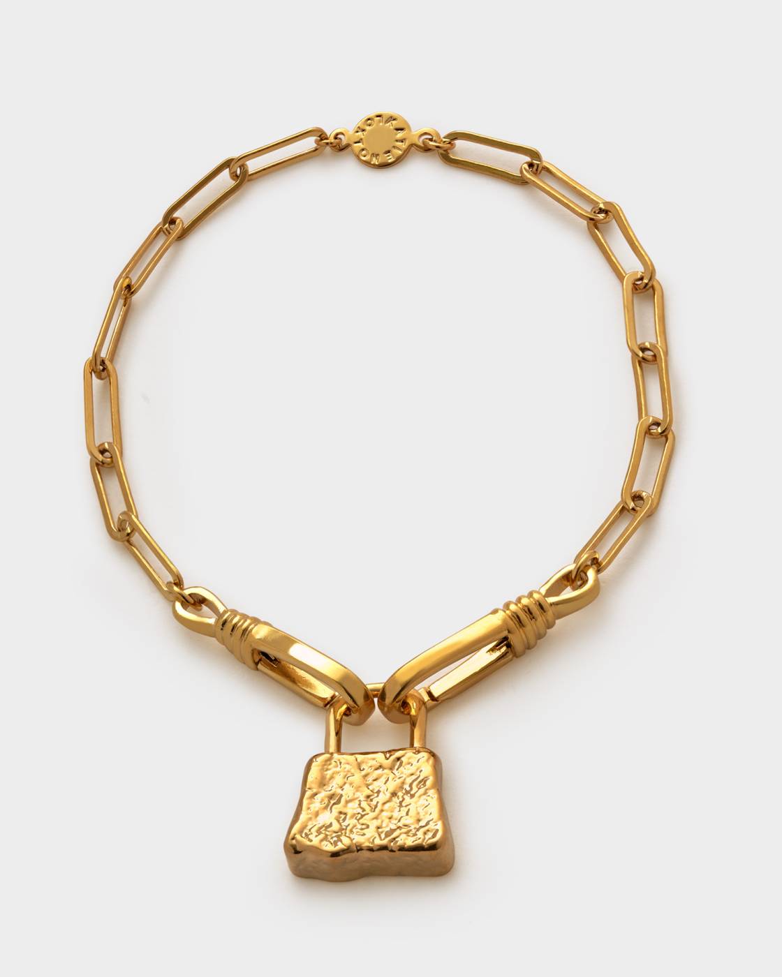 Katie Loxton Luxe Lock Waterproof Gold Bracelet