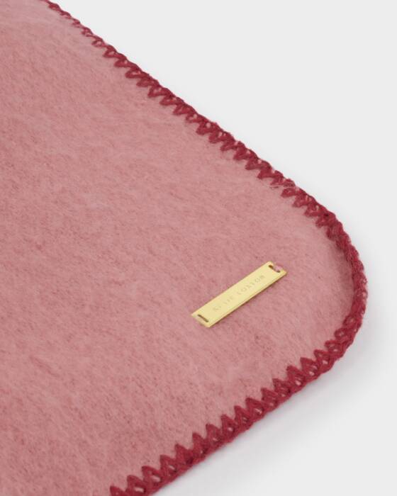 Katie Loxton Whipstitch Scarf - Dusty Pink