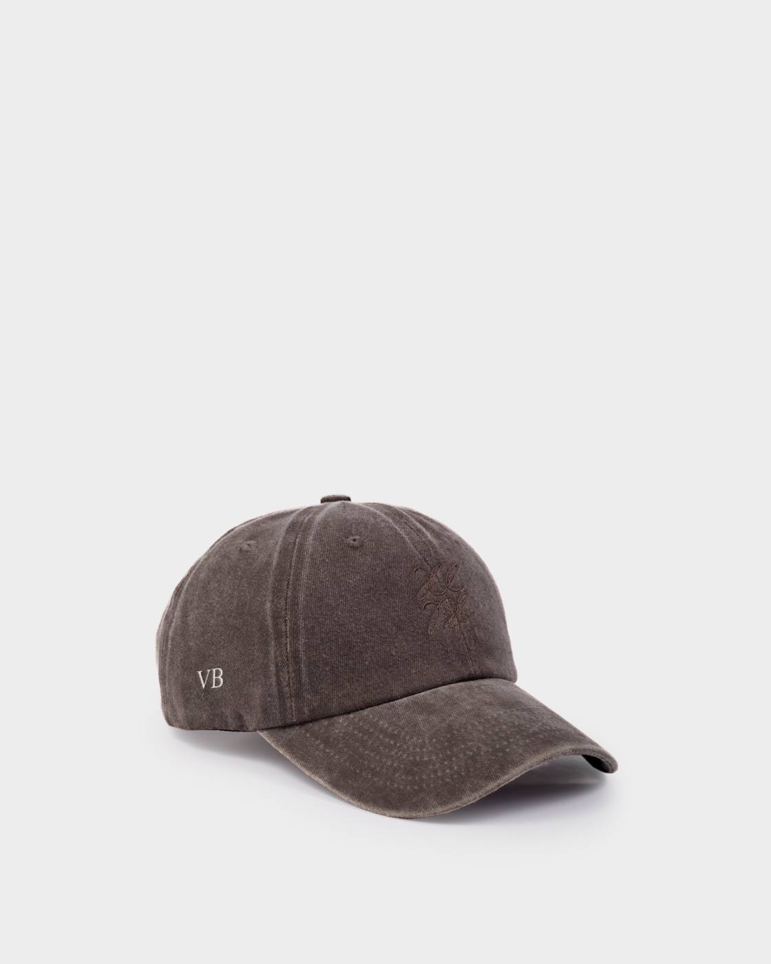 Katie Loxton Embroidered Logo Cap in Chocolate