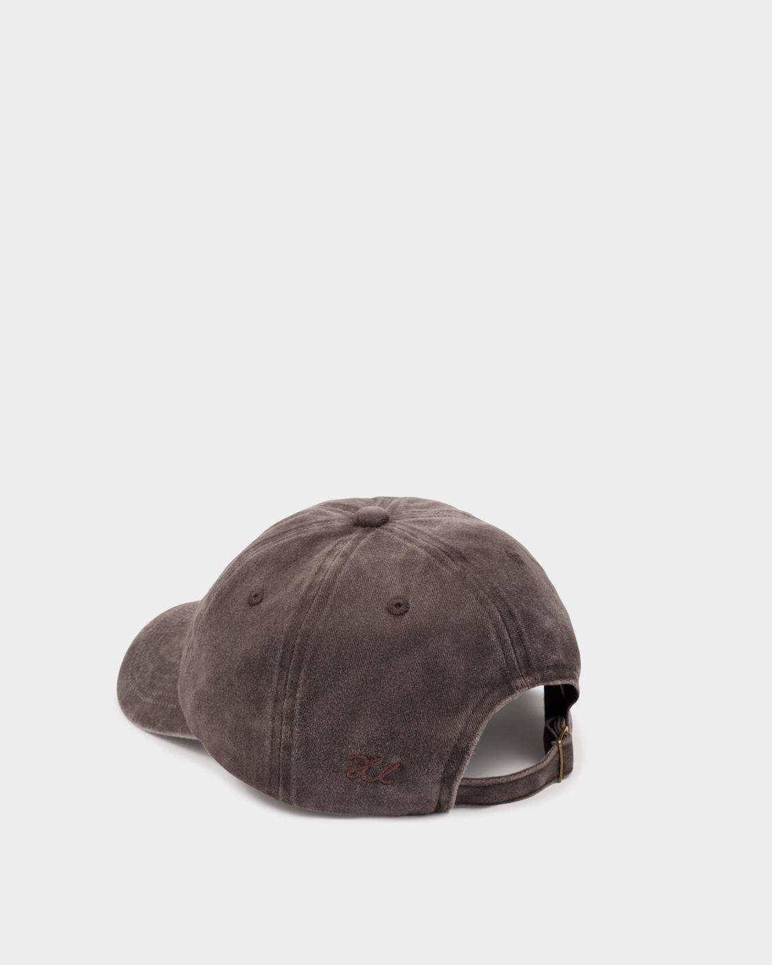 Katie Loxton Embroidered Logo Cap in Chocolate