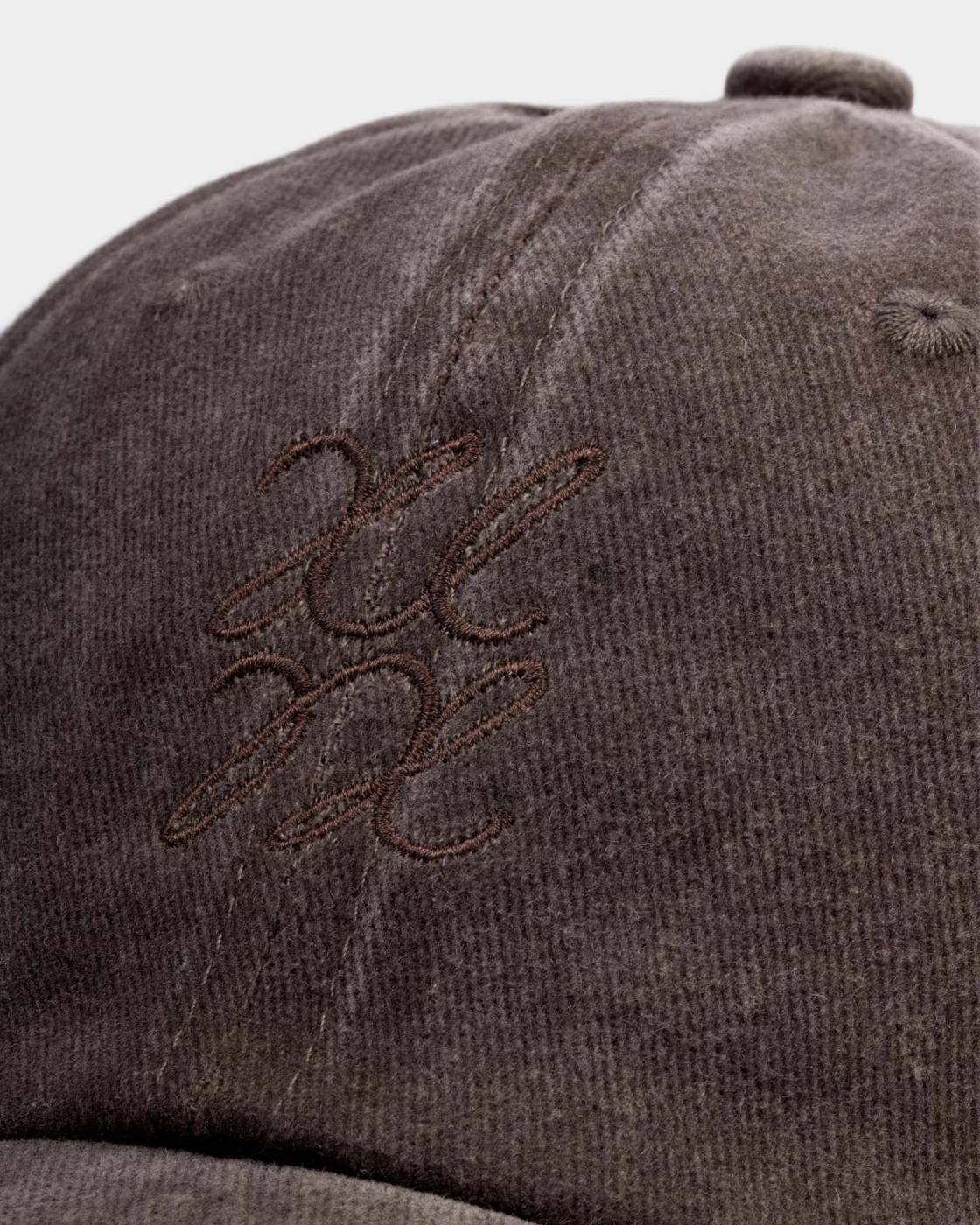 Katie Loxton Embroidered Logo Cap in Chocolate