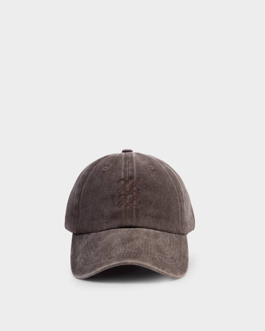 Katie Loxton Embroidered Logo Cap in Chocolate