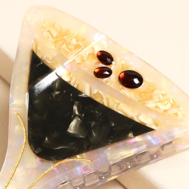 Lisa Angel Large Espresso Martini Hair Clip