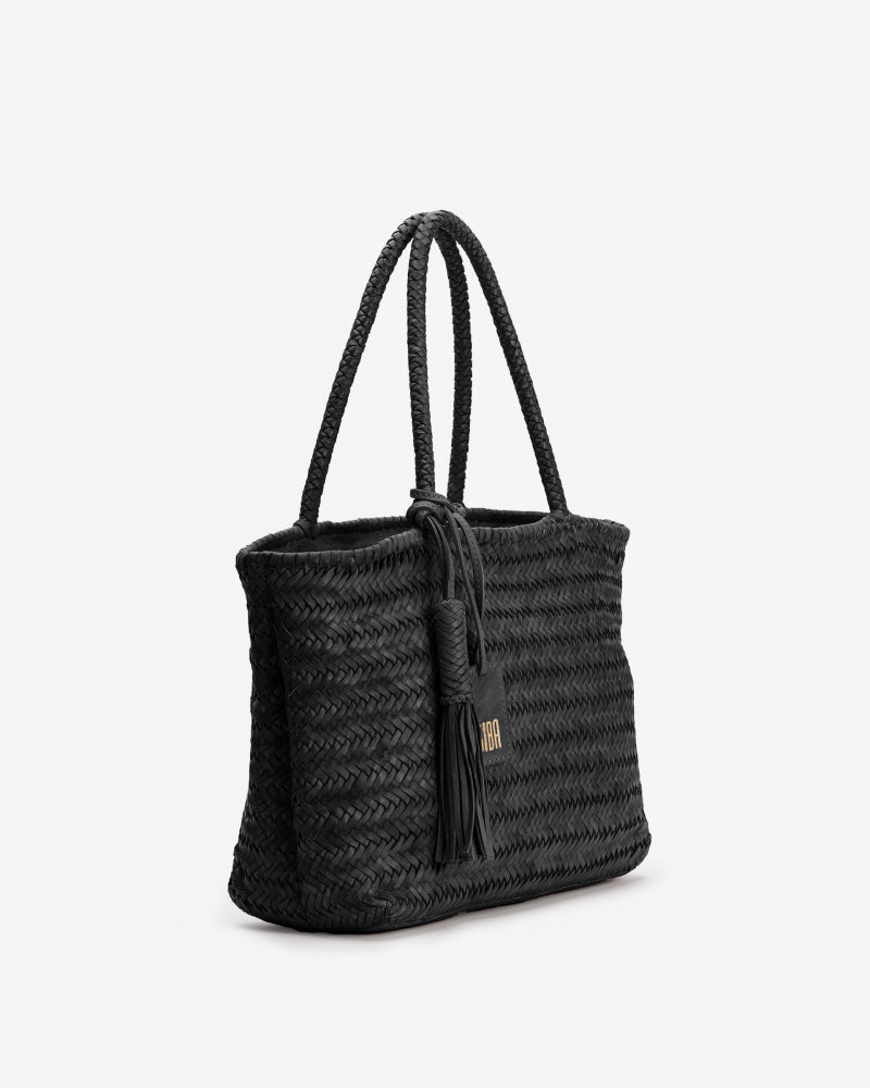 Medium Biba Perkins Shoulder Bag in Black