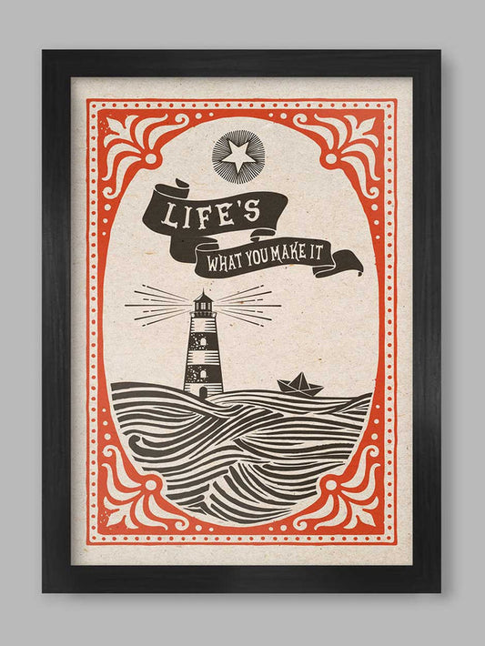 The Northern Line Life Is What You Make It - Music Poster Print