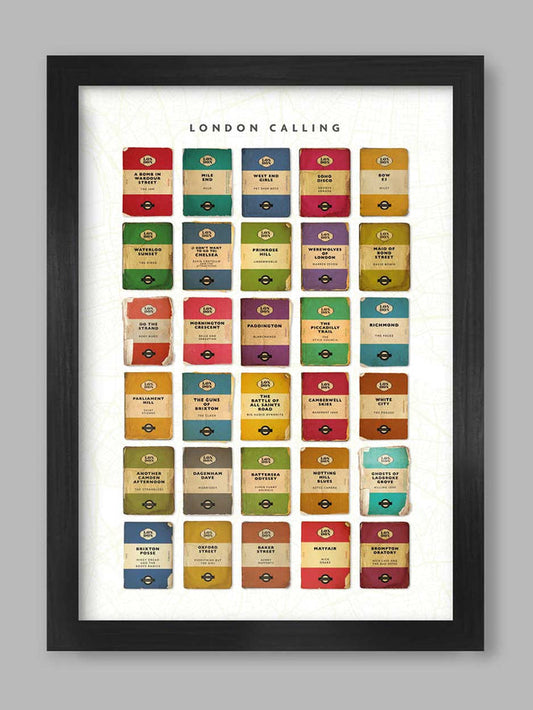 The Northern Line London Calling - Music Poster Print