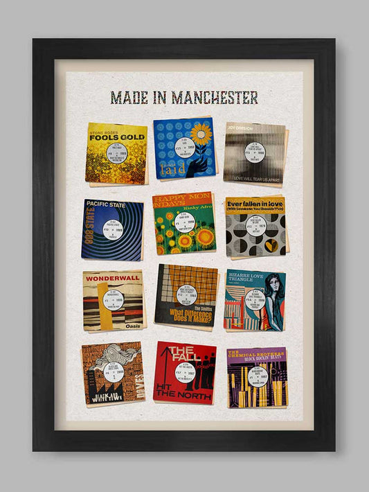 The Northern Line Made in Manchester - Music Poster Print