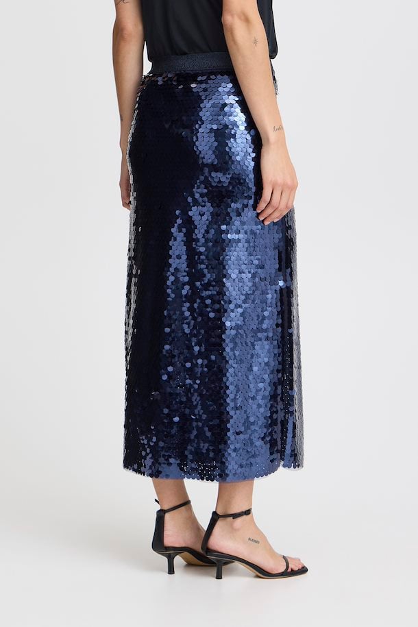 Ichi Pennie Skirt in Maritime Blue