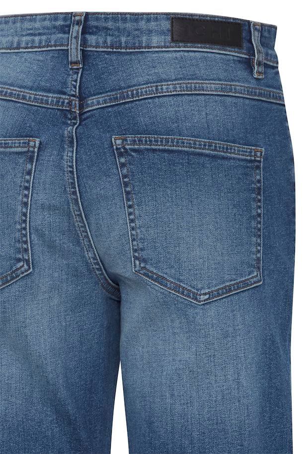 ICHI Twiggy Straight Denim Medium Blue Jeans