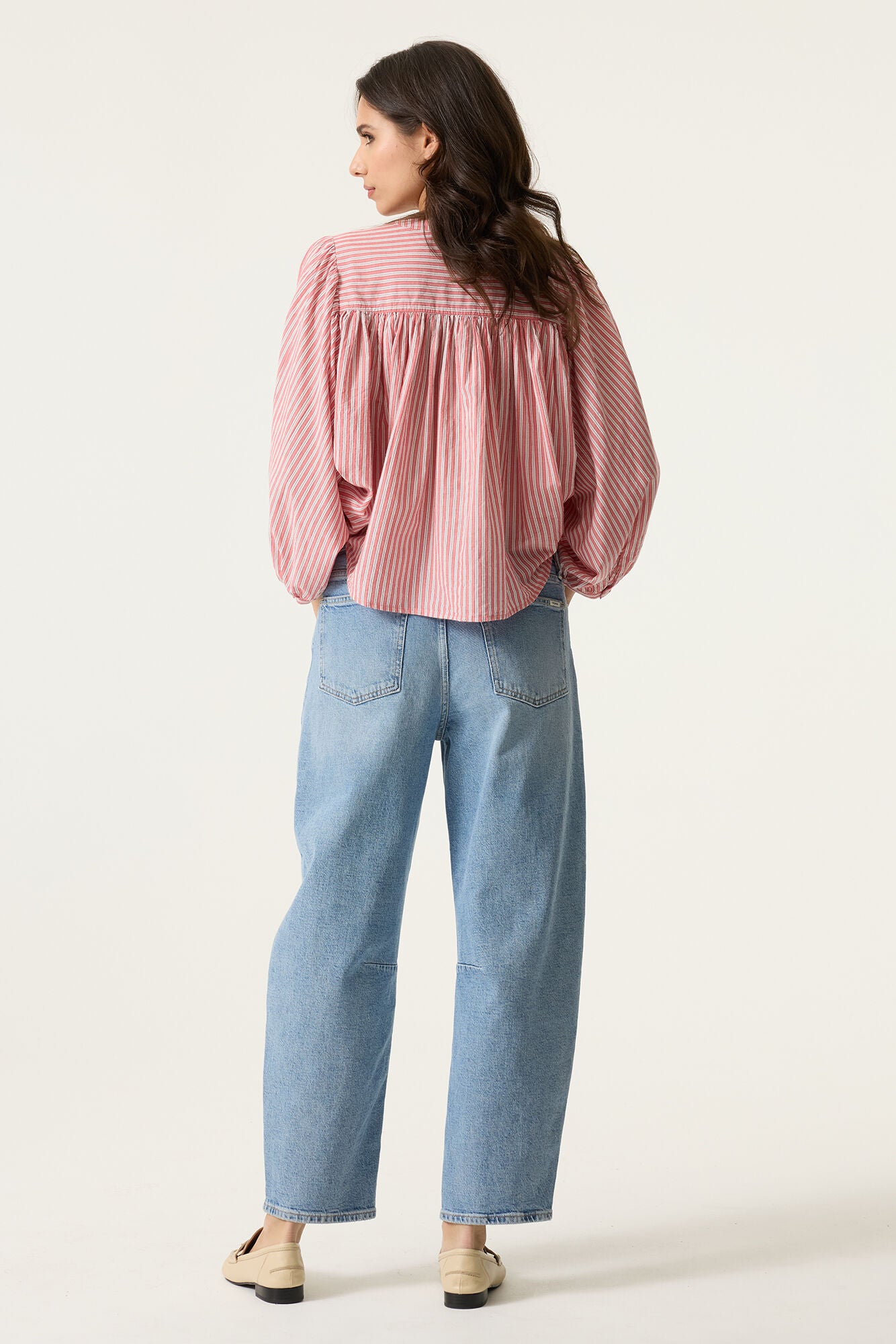 Garcia Long Sleeved Shirt in Dusty Pink